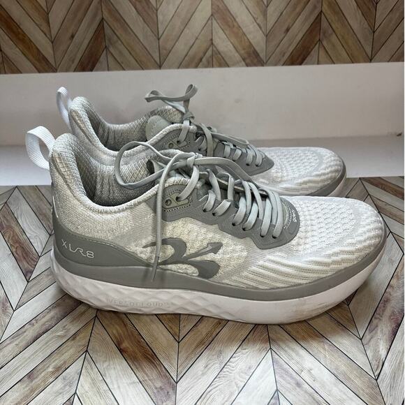 Gravity Defyer XLR8 Knit Low Top Running Sneaker Gray/White Women's Size 10 - Picture 3 of 11